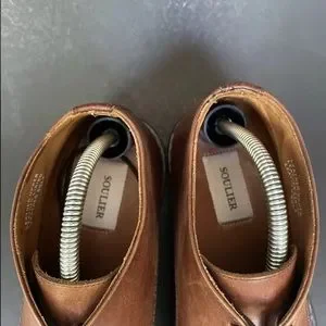 Soulier Dress Shoes Brown Leather Oxfords Mens 9.5 42.5 Italy Soulier Dress Shoes Brown Leather Oxfords Mens 9.5 42.5  main image 4